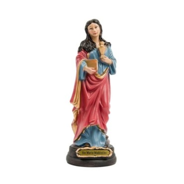 Statue de sainte Marie-Madeleine en résine peinte à la main. Plusieurs tailles....