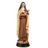 Statue Sainte Thérèse de l'Enfant Jésus en résine peinte à la main.- Plusieurs tailles-...