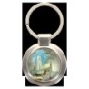 Porte-clés en métal couleur argenté de forme ronde Ø 3.8 cm. Livré en boite cadeaux. Existe avec différents Saints
