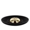 Brûle-encens en métal avec dôme doré pour bâtonnets, Ø 9 cm. Boîte de 2.