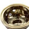 Brûle-encens en laiton ciselé avec grille, H 8 cm, Ø 6 cm. Livré en boîte individuelle.