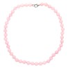 Collier en pierre -Oslash- 8 mm avec fermoir- longueur 45 cm- Differentes pierres-