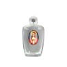 Bouteille verre 115 ml - H. 11 cm + resine.