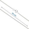Chaine argent 925 °/°°, fermoir rond a ressort..
