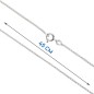 Chaine argent 925 °/°° maille venitienne, fermoir rond a ressort..