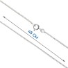 Chaine argent 925 °/°° maille venitienne, fermoir rond a ressort..