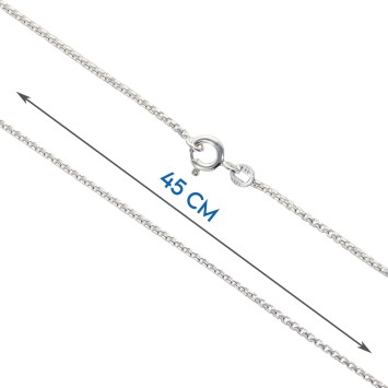 Chaine argent 925 °/°° maille venitienne, fermoir rond a ressort..
