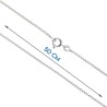 Chaine argent 925 °/°° maille venitienne, fermoir rond a ressort..