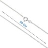 Chaine argent 925 °/°° maille venitienne, fermoir rond a ressort..