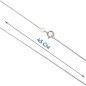 Chaine argent 925 °/°° maille Egyptienne, fermoir rond a ressort..