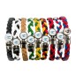 Bracelet en résine tressé avec fermoir crochet, couleurs assorties, à personnaliser avec une résine.....