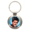 Porte-clés en métal couleur argenté de forme ronde Ø 3.8 cm. Livré en boite cadeaux. Existe avec différents Saints.