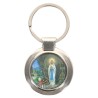 Porte-clés en métal couleur argenté de forme ronde Ø 3.8 cm. Livré en boite cadeaux. Existe avec différents Saints.