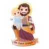 Magnet enfantin en resine souple , H. 8 cm. Plusieurs saints.