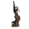 Statue de saint Michel terrassant le démon, en bronze coulé à froid, disponible en plusieurs tailles.