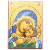 Icone en bois serigraphiee a suspendre ou a poser H.9x6 cm, plusieurs sujets.