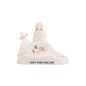 Statue Marie. Madeleine couchee blanche H.12 L. 14 cm