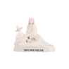 Statue Marie. Madeleine couchee blanche H.12 L. 14 cm