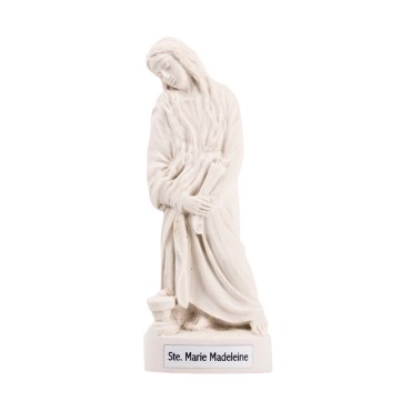 Statue Marie Madeleine 12 cm blanche