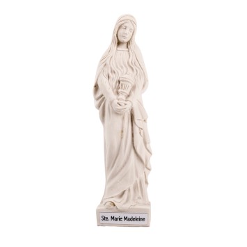 Statue Marie Madeleine 15 cm blanche