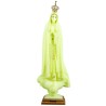 Statue fluorescente moulee de Notre Dame de Fatima, Plusieurs tailles..