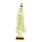 Statue fluorescente moulee de Notre Dame de Fatima, Plusieurs tailles..