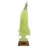 Statue fluorescente moulee de Notre Dame de Fatima, Plusieurs tailles..