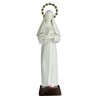 Statue fluorescente assemblee de Notre Dame de Lourdes liseret bleu, 2 tailles..