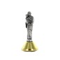 Statue en métal sur socle magnétique, Hauteur 2.5 cm de saint Joseph..