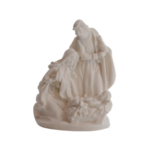 Nativité en résine H. 4.5 cm en boite..