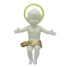 Enfant Jésus bras ouverts, fluorescent pour crèche, plusieurs tailles.