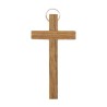 Croix de cou en bois H. 6 cm (sans cordon)..