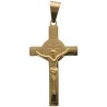 Croix de cou de Saint Benoit en acier inoxydable, H 4.50 cm. Existe de differentes couleurs.
