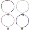 Bracelet tennis en metal avec zircon. Existe de differentes couleurs.
