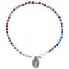 Bracelet tennis en metal avec zircon. Existe de differentes couleurs.