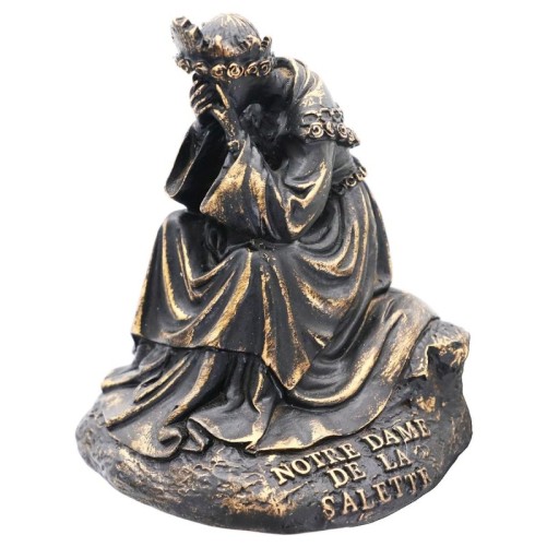 Statue Notre Dame de la Salette en pleurs taille 7 cm, différentes couleurs