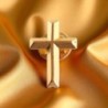 Pin's croix, en métal doré H. 2.5 cm BOITE DE 24