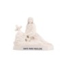 Statue Marie. Madeleine couchee blanche H.12 L. 14 cm