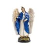 Statue de saint Gabriel en résine peinte à la main.