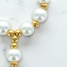 Dizainier sur câble, perles en verre nacré Ø 8 mm. Lot de 2 assortis.