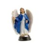 Statue de saint Gabriel en résine peinte à la main.