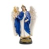 Statue de saint Gabriel en résine peinte à la main.