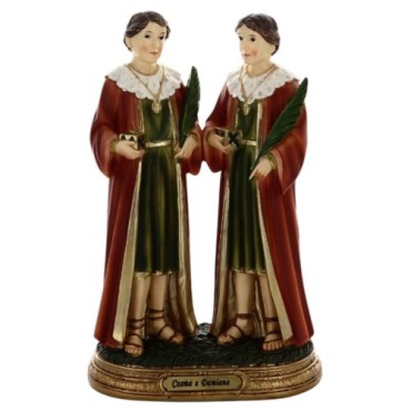 Statue en resine polychrome peinte a la main taille de 16 a 24 cm - Plusieurs Saints..
