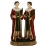 Statue en resine polychrome peinte a la main taille de 16 a 24 cm - Plusieurs Saints..