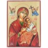 Icone en bois serigraphiee a suspendre ou a poser H.17x12 cm ou 20x15 cm, plusieurs sujets.