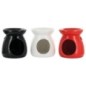 Brûle parfum en céramique Ø 8,5 cm H 10 cm. LOT DE 3 ASSORTIS