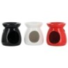 Brûle parfum en céramique Ø 8,5 cm H 10 cm. LOT DE 3 ASSORTIS