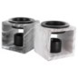 Brûle parfum en résine style ardoise marbrée Ø 10 cm H 10 cm. LOT DE 2 ASSORTIS.