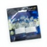 Lot de 2 lumignons blancs à piles ⌀ 3,7 cm, H. 4 cm (3 piles LR41)