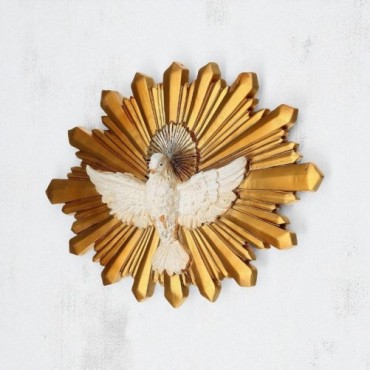 Cadre de l'Esprit Saint H. 23.8 cm